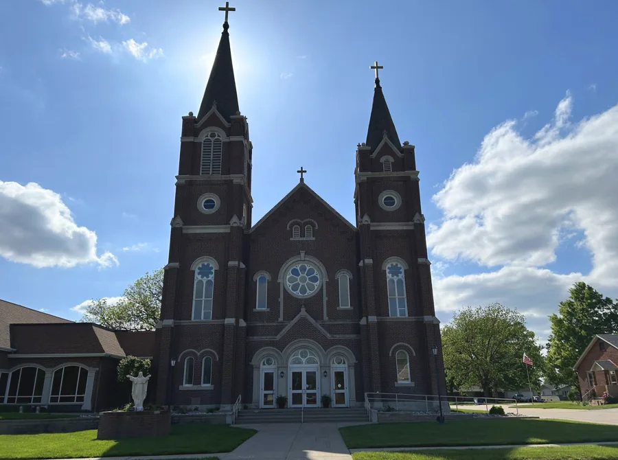 Sacred Heart Catholic Church in Colwich, Kansas