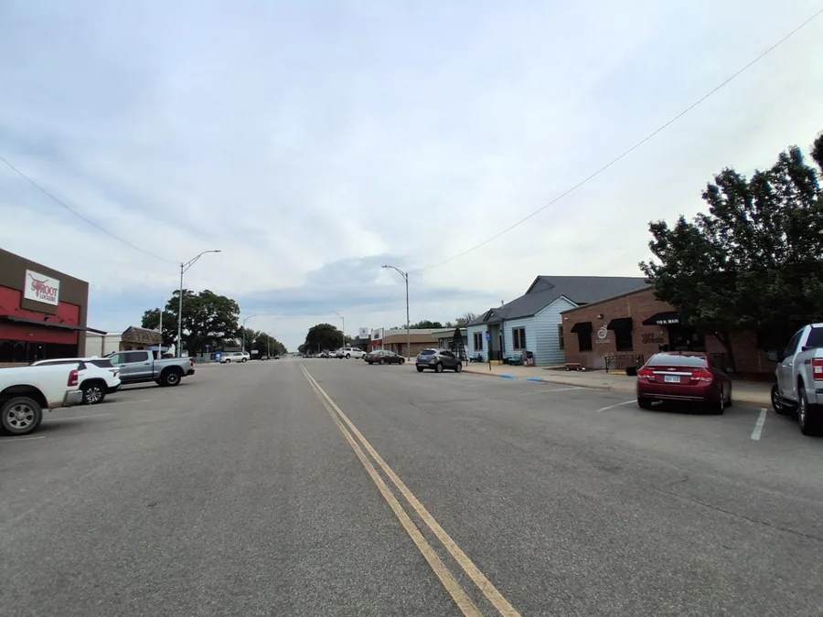 Downtown Goddard, Kansas, in 2026